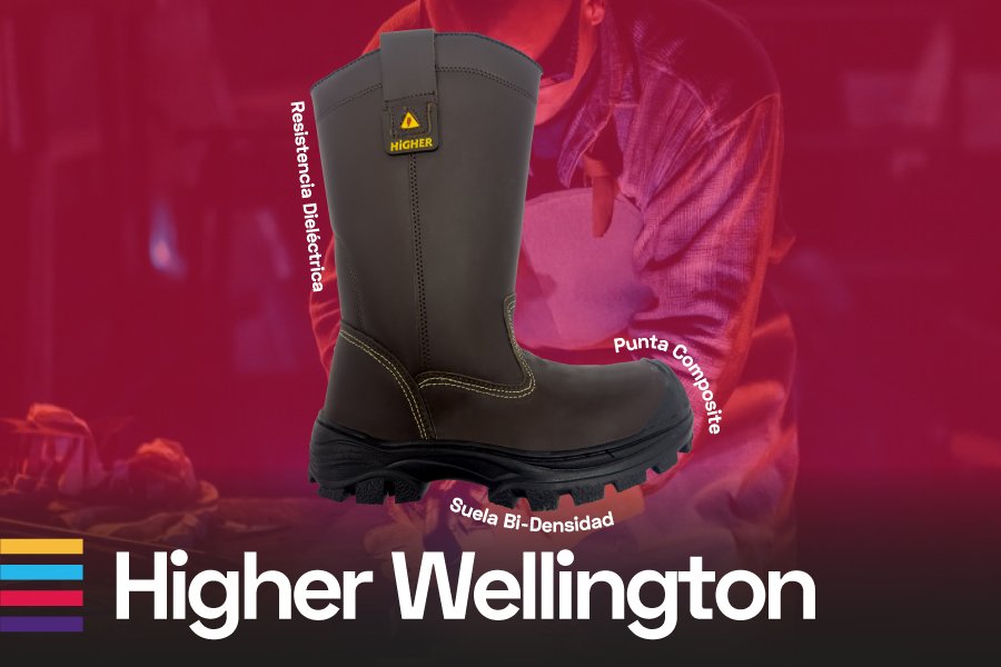 Botas punta de Acero - Higher Wellington | Fullcons