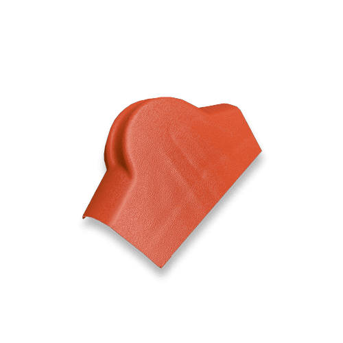 Terminal Cumbrera Superior Teja PVC Española de Fullcons
